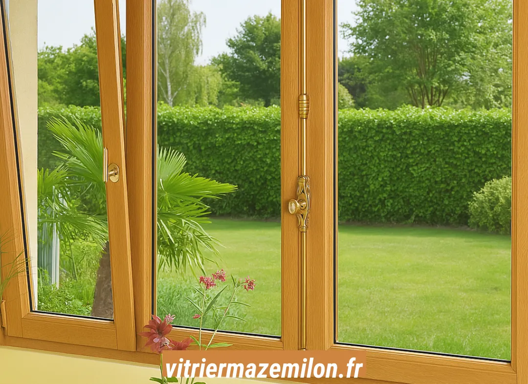 Installation de fenêtre en bois sur mesure Mazé-Milon